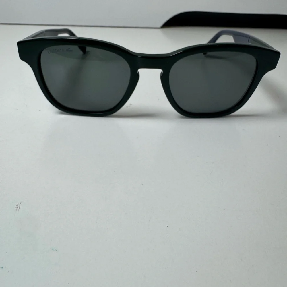 Lacoste Men’s 52mm Color Block Square Dark Green Sunglasses